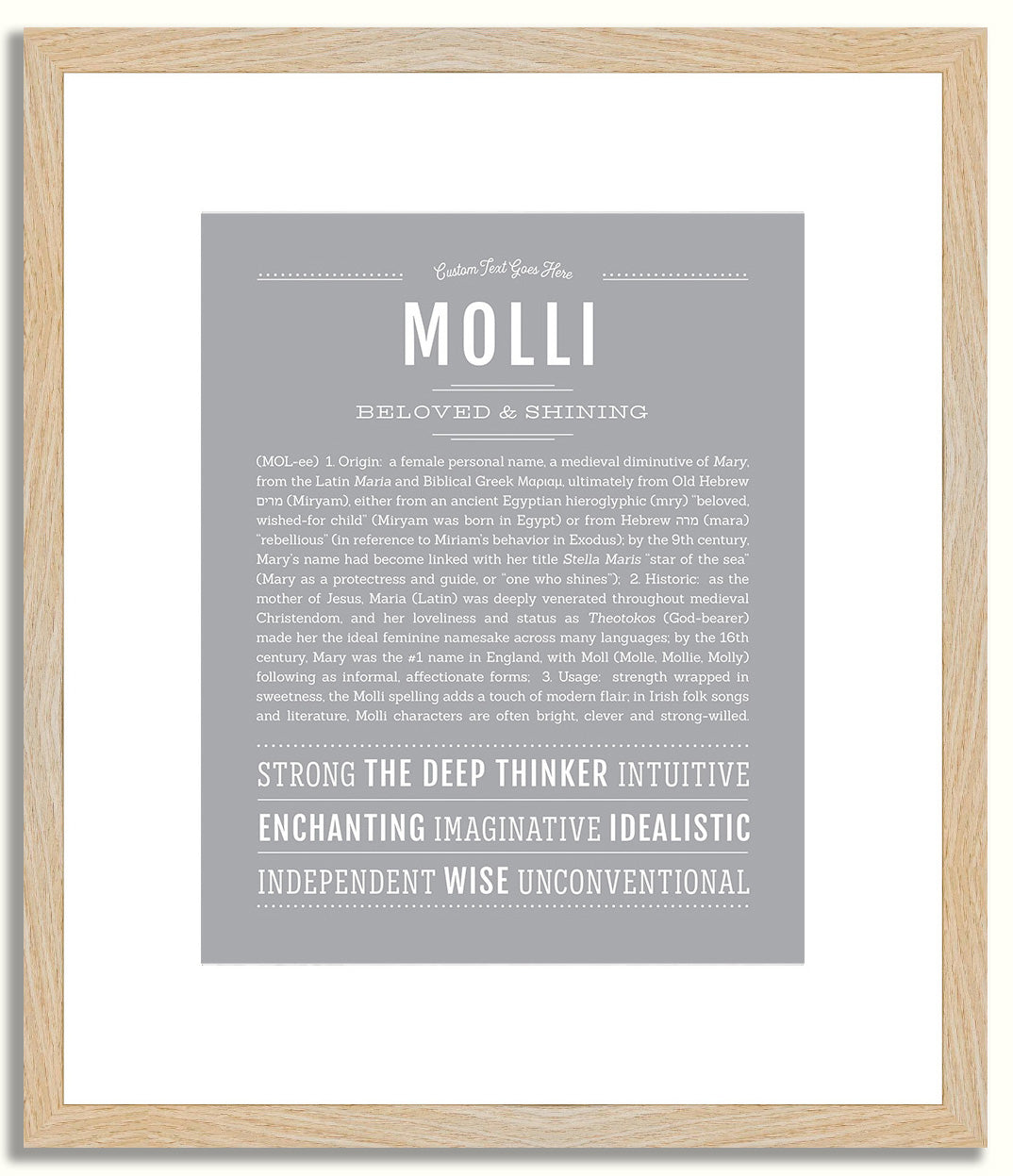 Molli | Name Art Print
