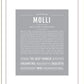 Molli | Name Art Print