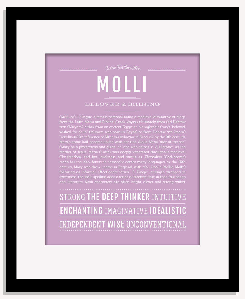 Molli | Name Art Print