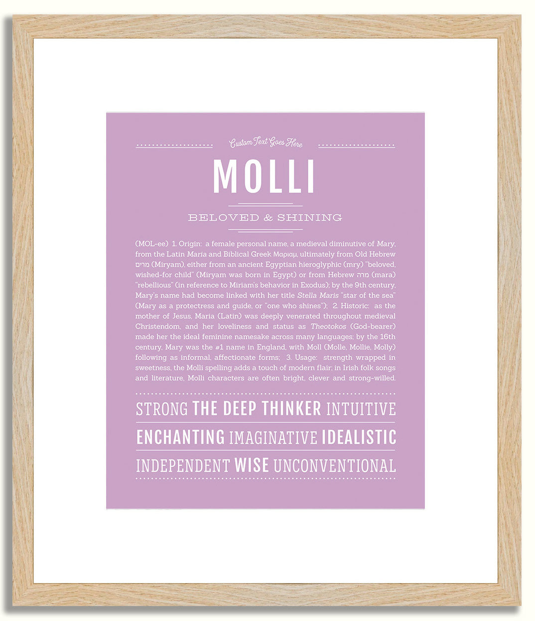 Molli | Name Art Print