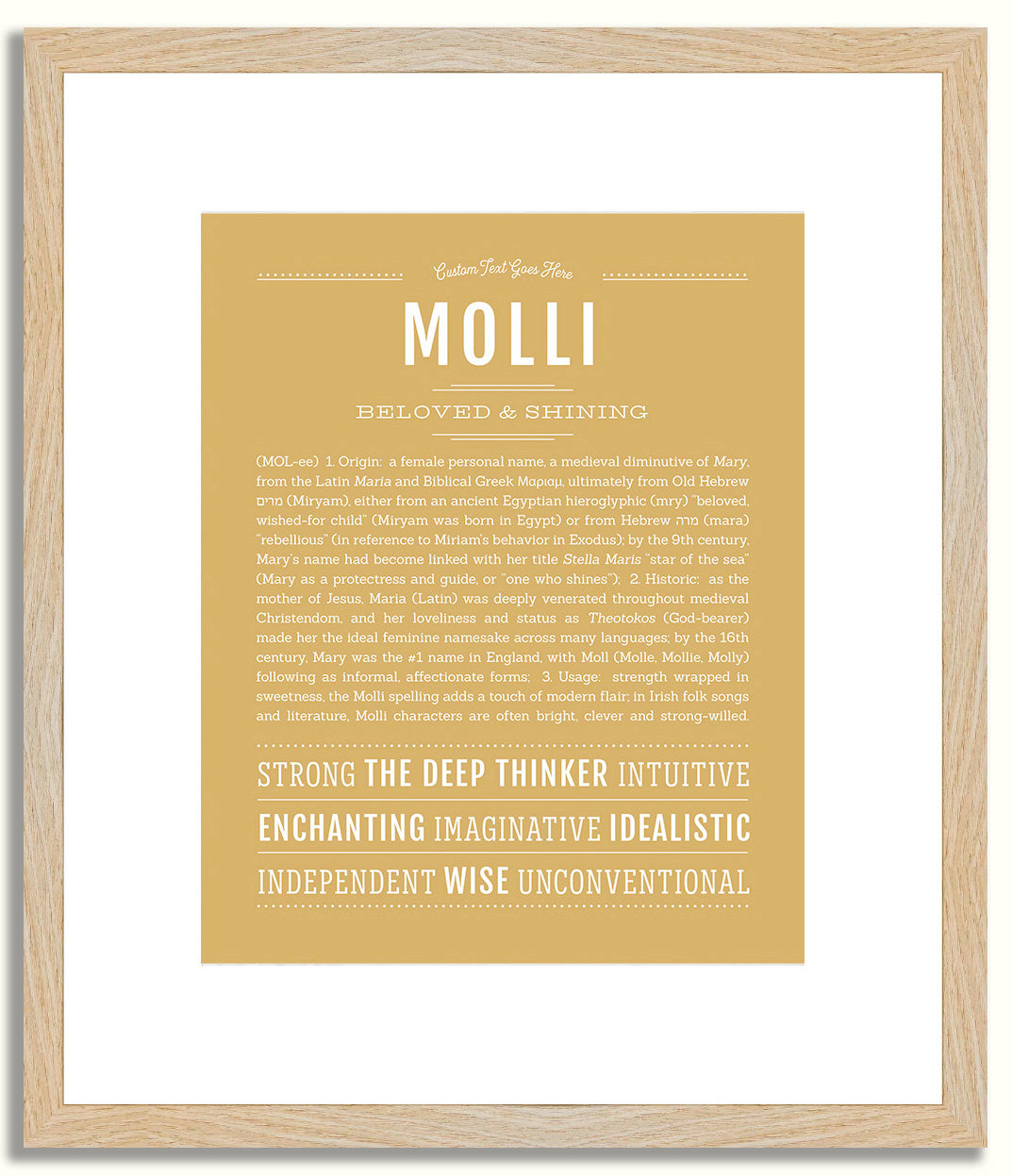 Molli | Name Art Print