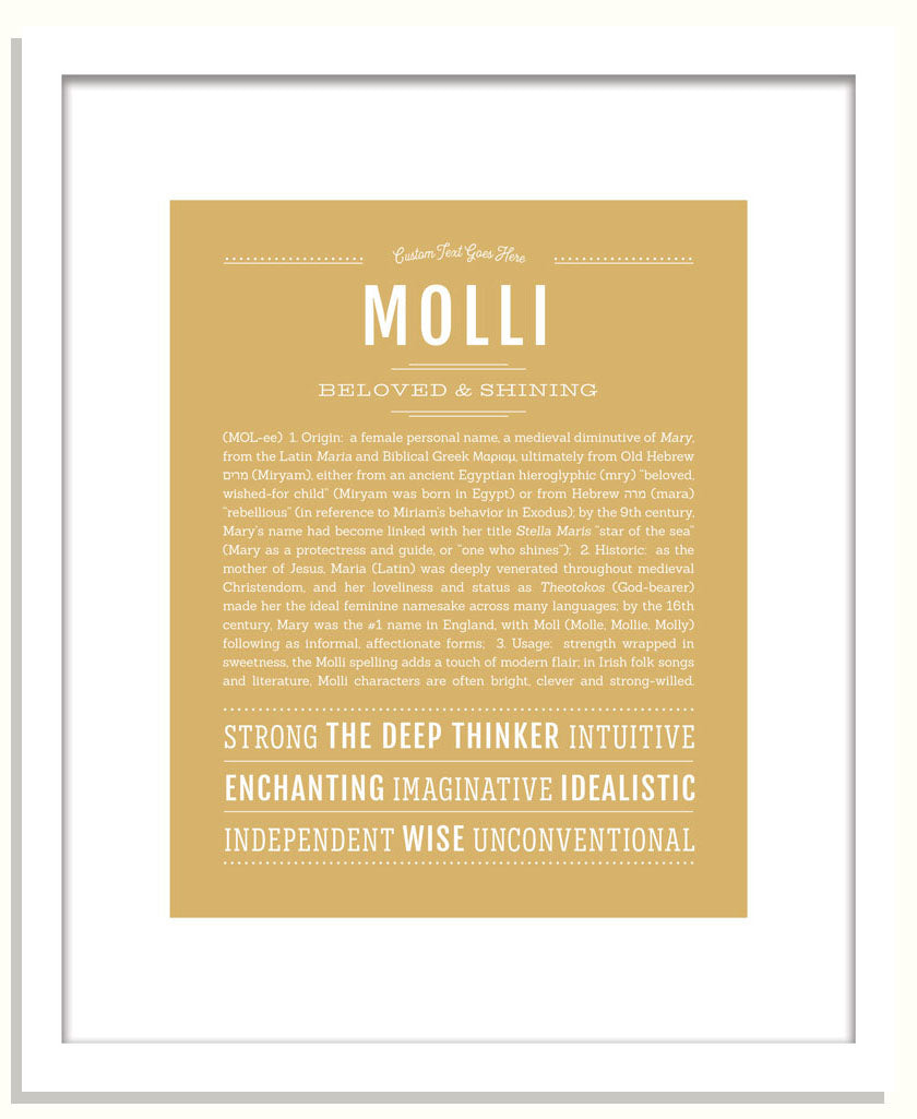 Molli | Name Art Print