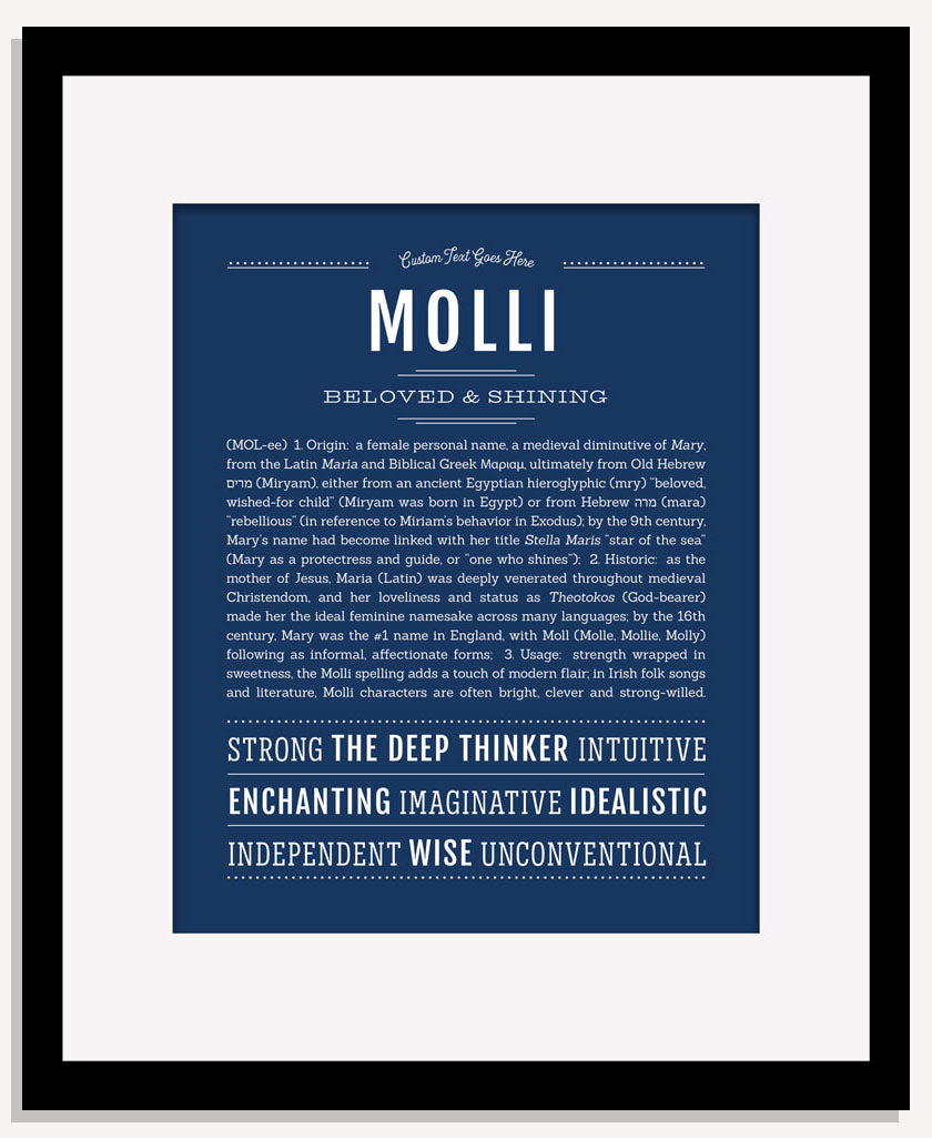 Molli | Name Art Print