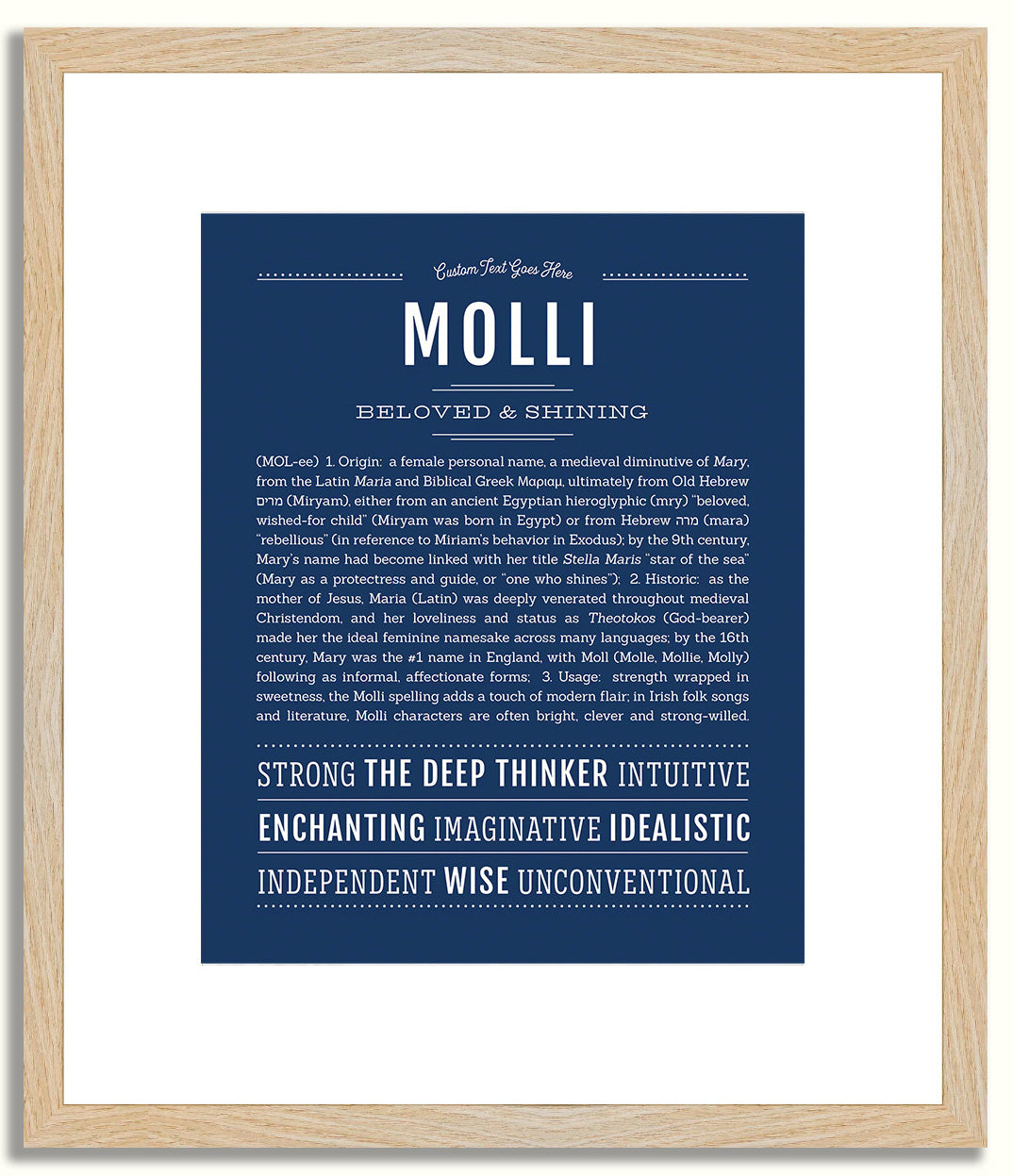 Molli | Name Art Print