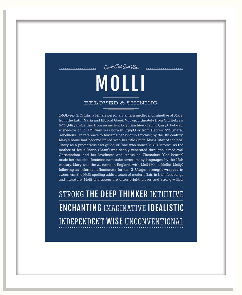 Molli | Name Art Print