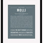 Molli | Name Art Print