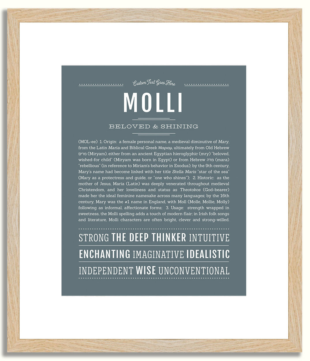 Molli | Name Art Print