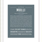 Molli | Name Art Print