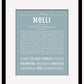 Molli | Name Art Print