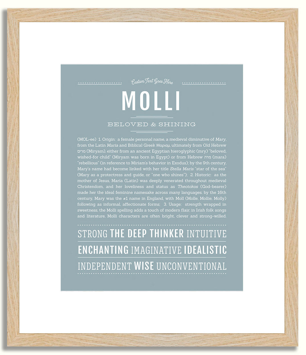 Molli | Name Art Print