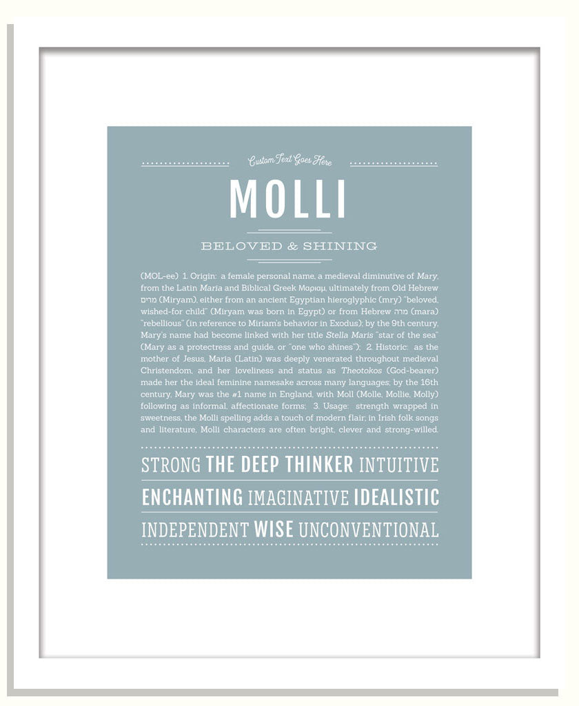 Molli | Name Art Print