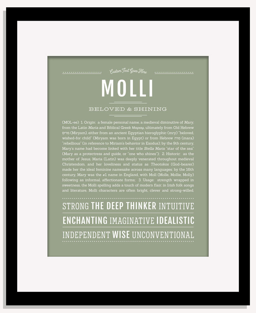 Molli | Name Art Print