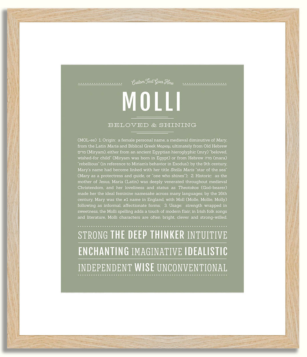 Molli | Name Art Print