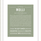 Molli | Name Art Print