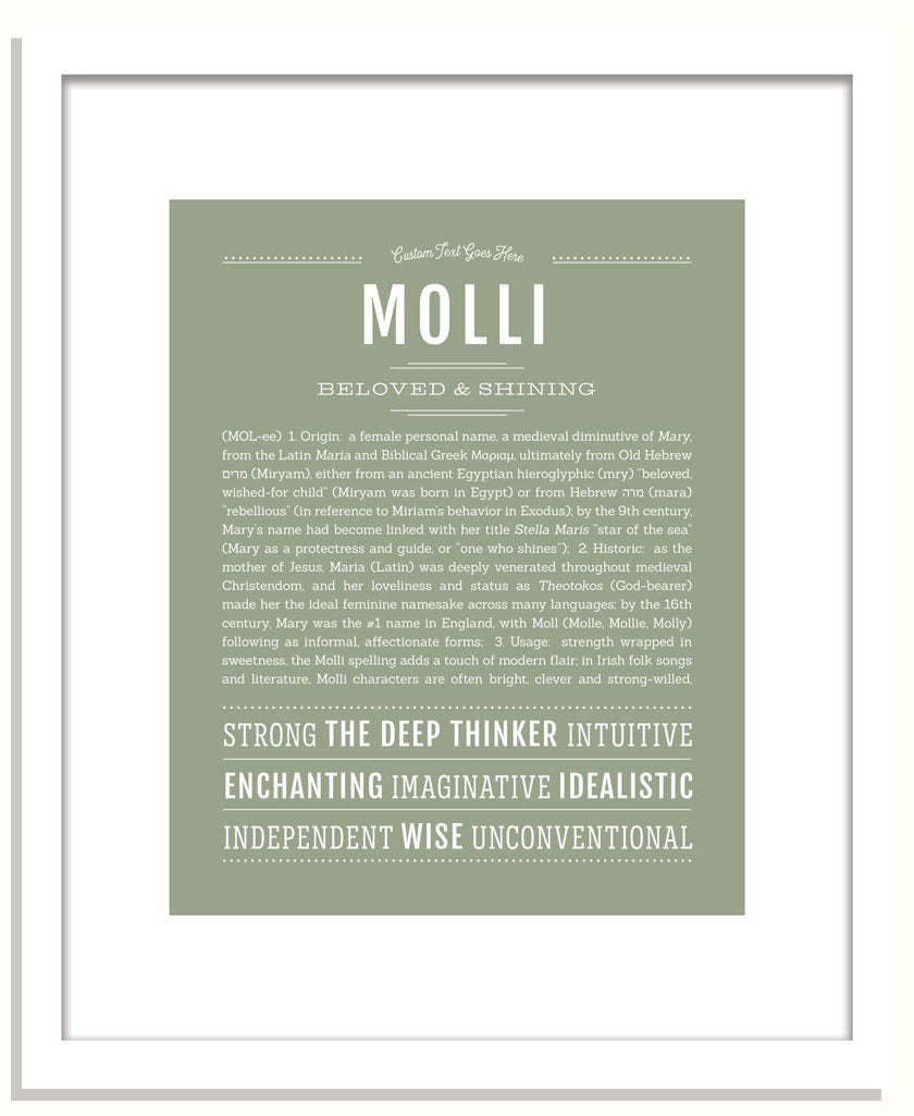 Molli | Name Art Print