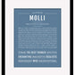 Molli | Name Art Print