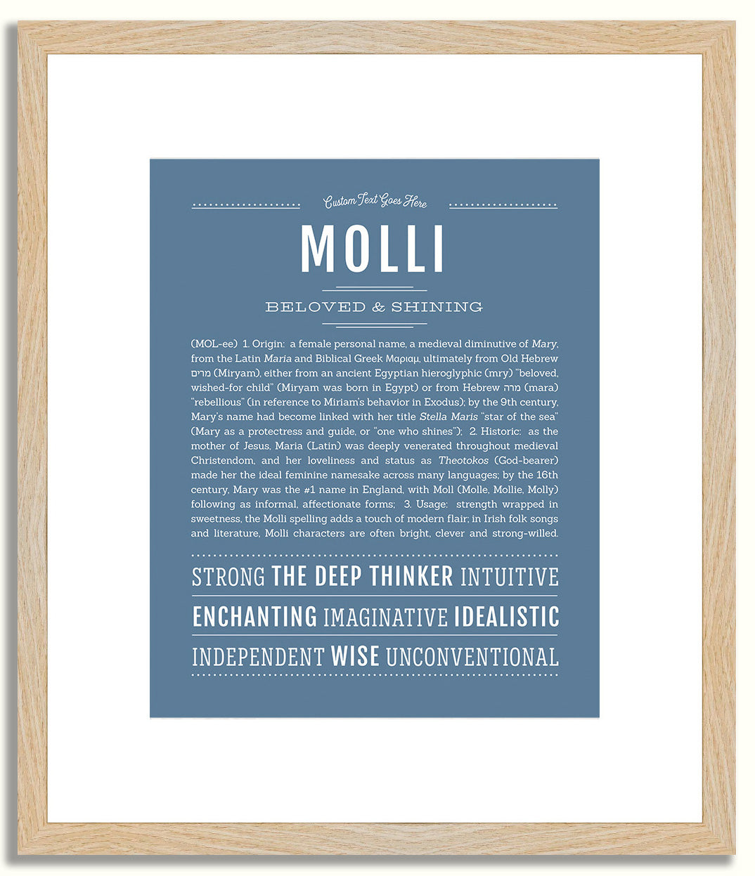 Molli | Name Art Print