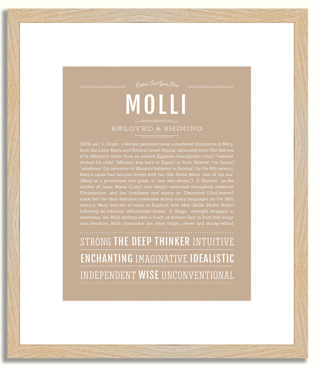 Molli | Name Art Print