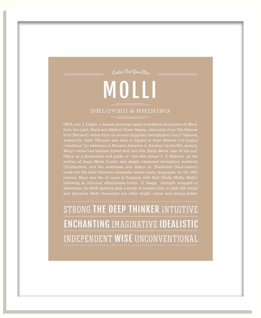 Molli | Name Art Print