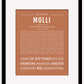 Molli | Name Art Print