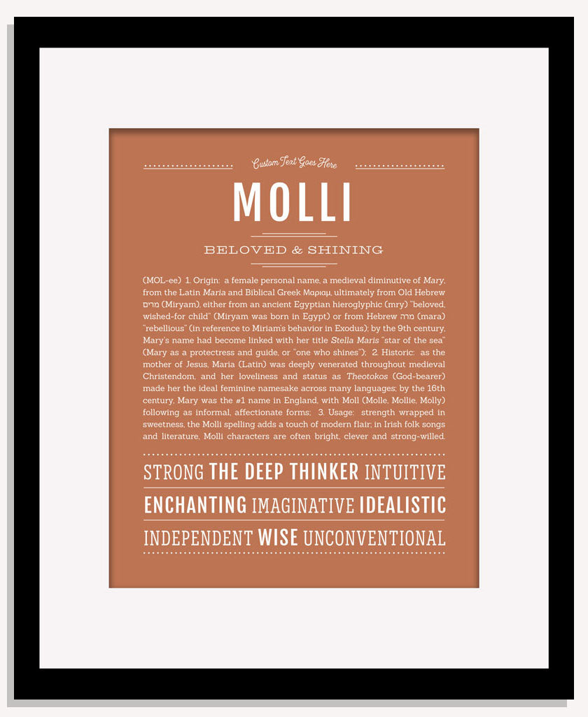Molli | Name Art Print