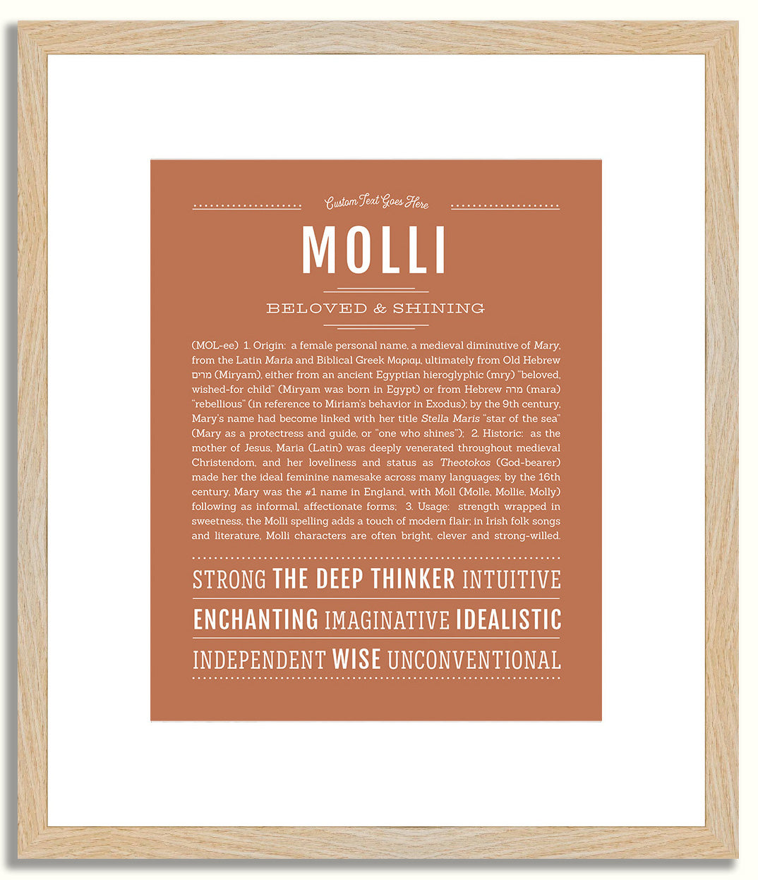 Molli | Name Art Print