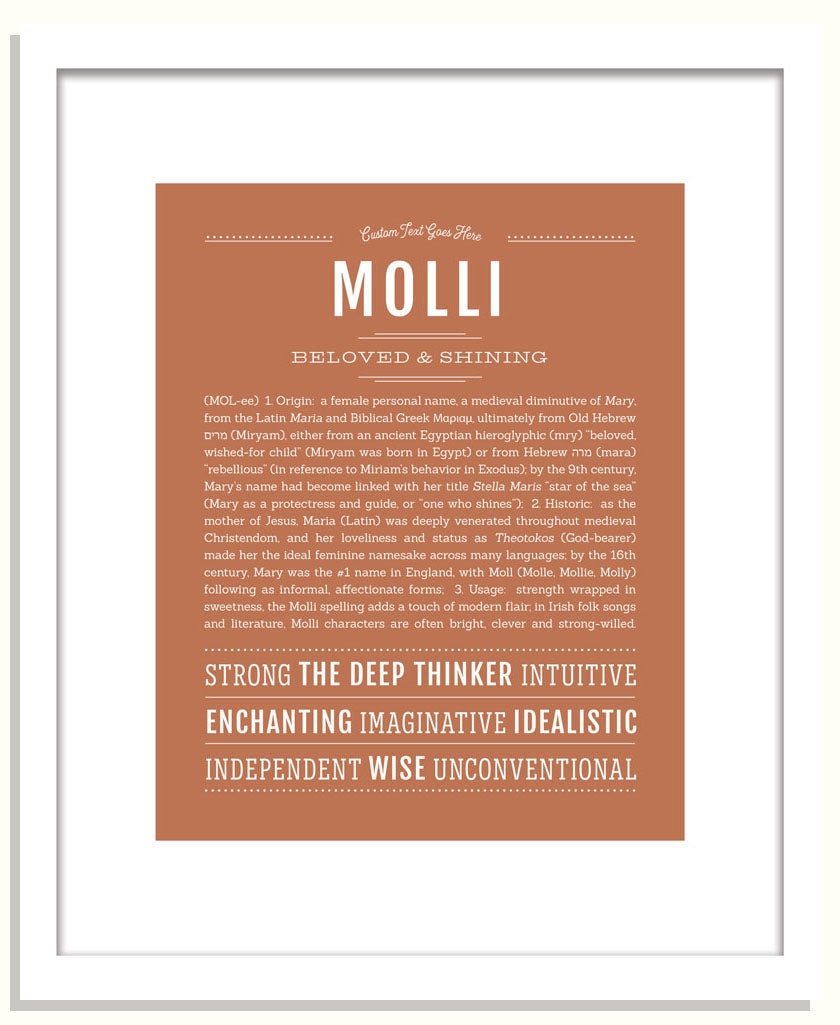 Molli | Name Art Print