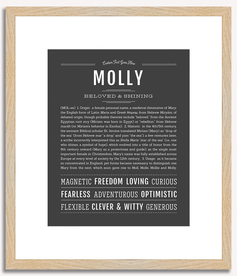 Molly | Name Art Print