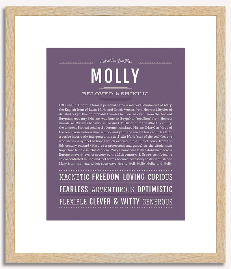 Molly | Name Art Print