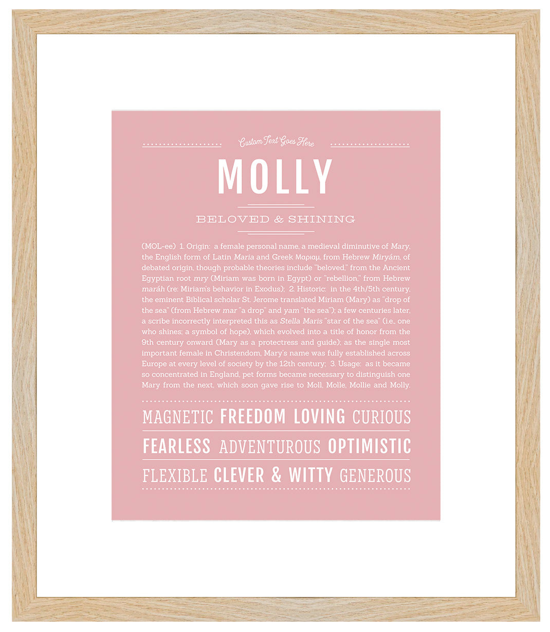 Molly | Name Art Print