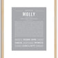 Molly | Name Art Print