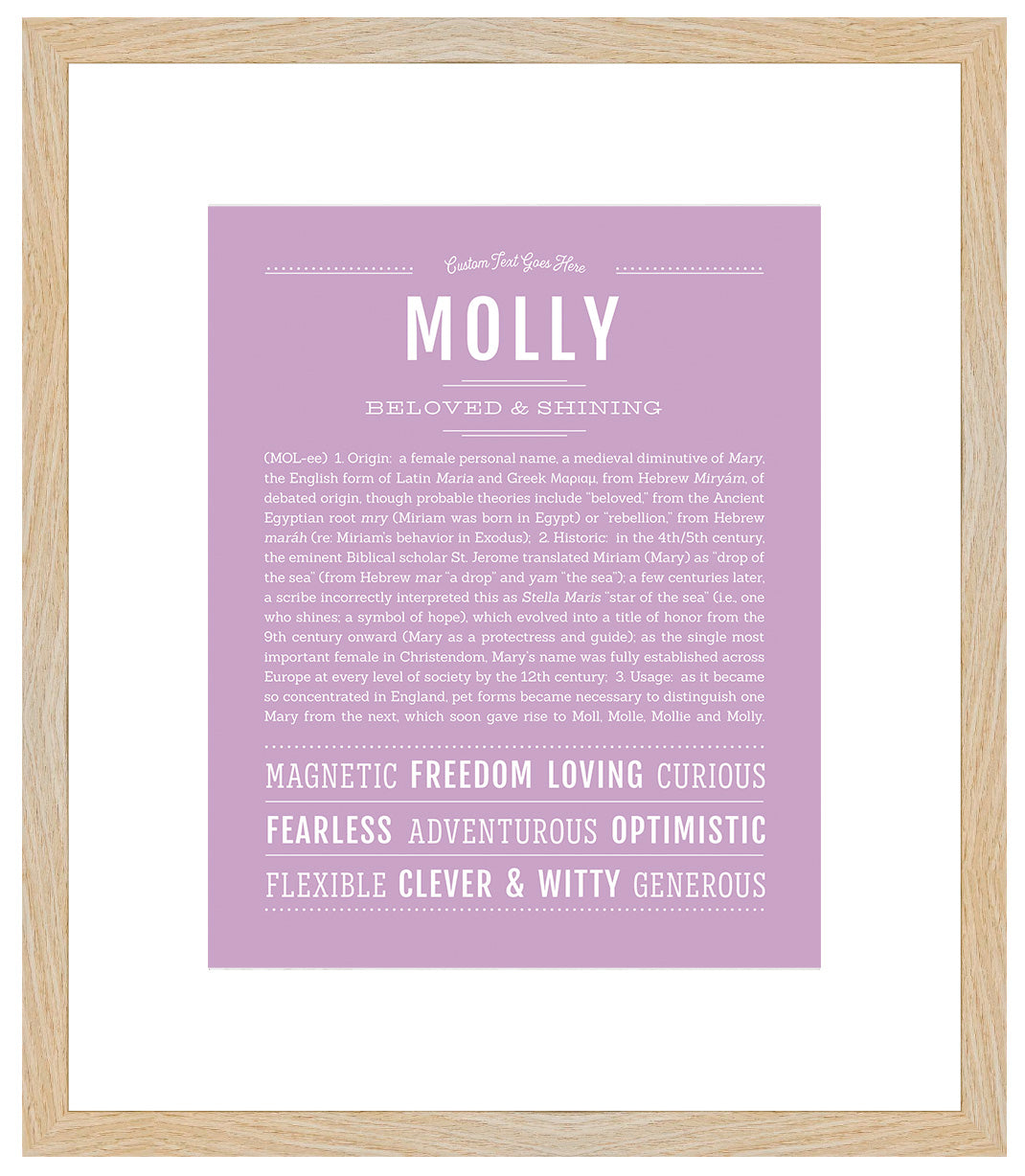 Molly | Name Art Print