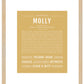 Molly | Name Art Print