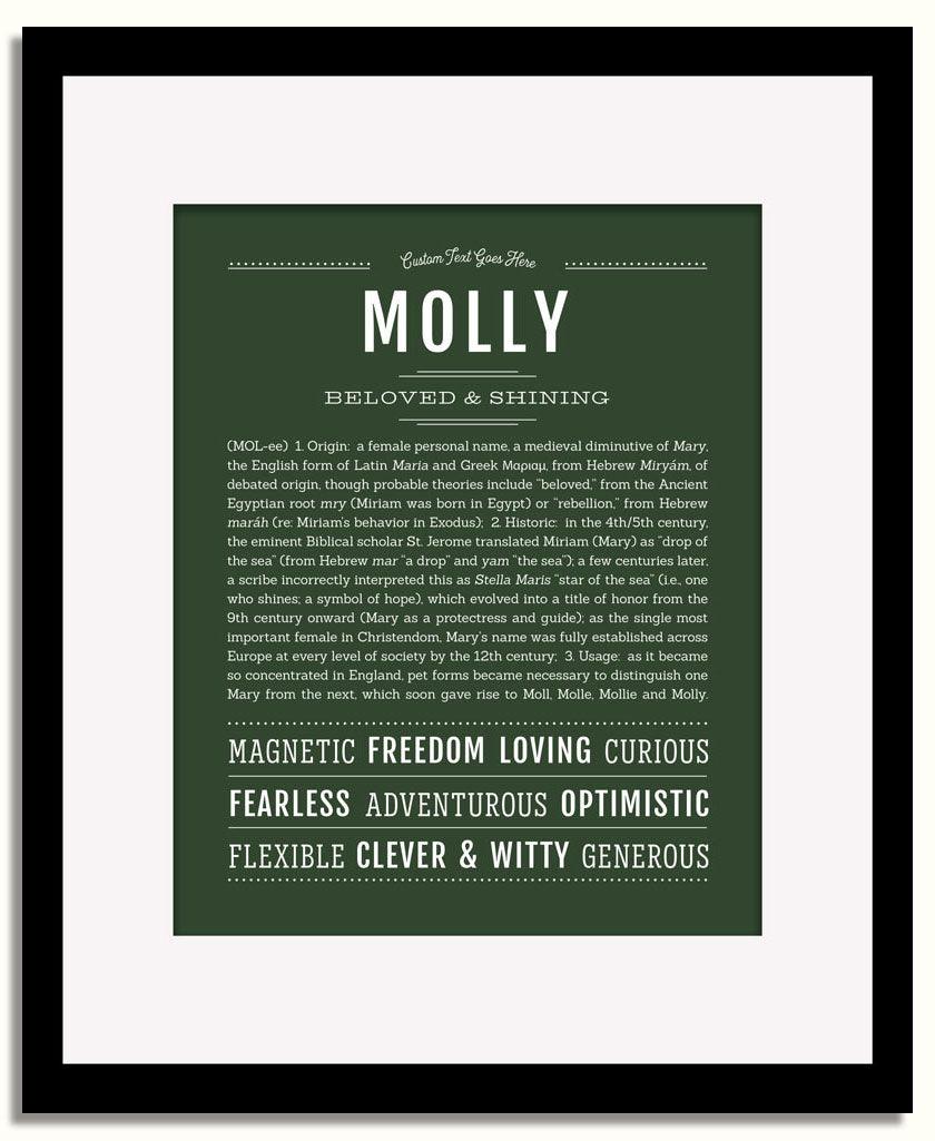 Frame Options | Deep Forest | Black Frame, Matted