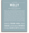 Molly | Name Art Print – Name Stories