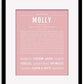 Frame Options | Dusty Rose | Black Frame, Matted