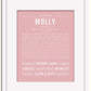 Frame Options | Dusty Rose | White Frame, Matted