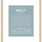 Molly | Name Art Print