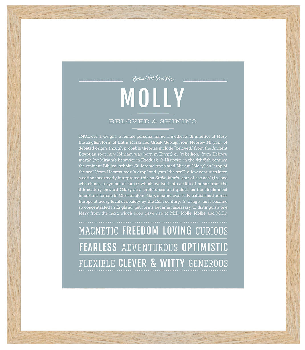 Molly | Name Art Print