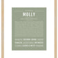 Molly | Name Art Print