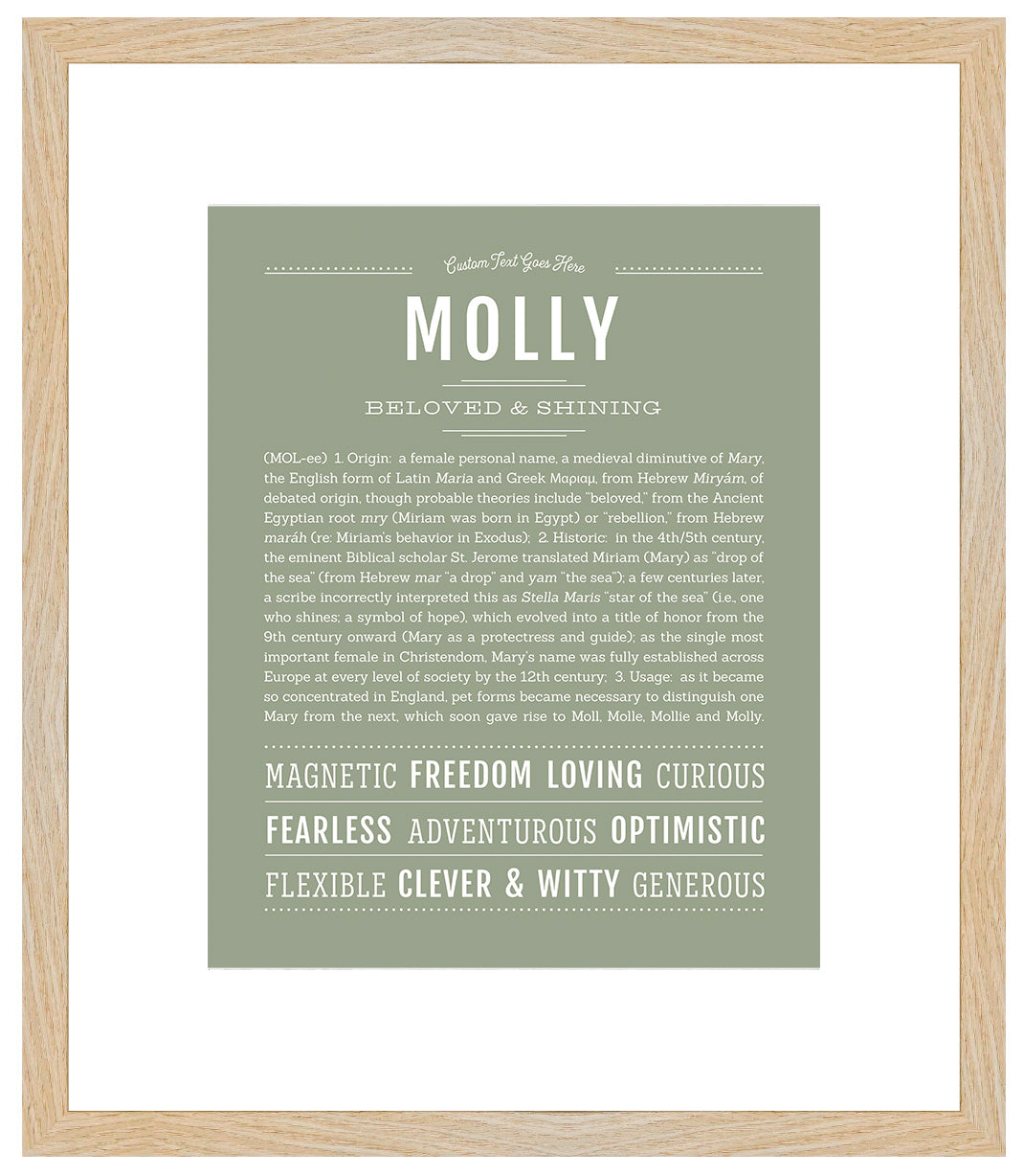 Molly | Name Art Print