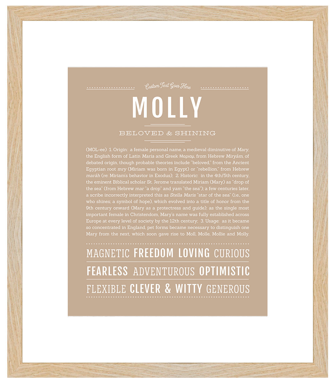 Molly | Name Art Print