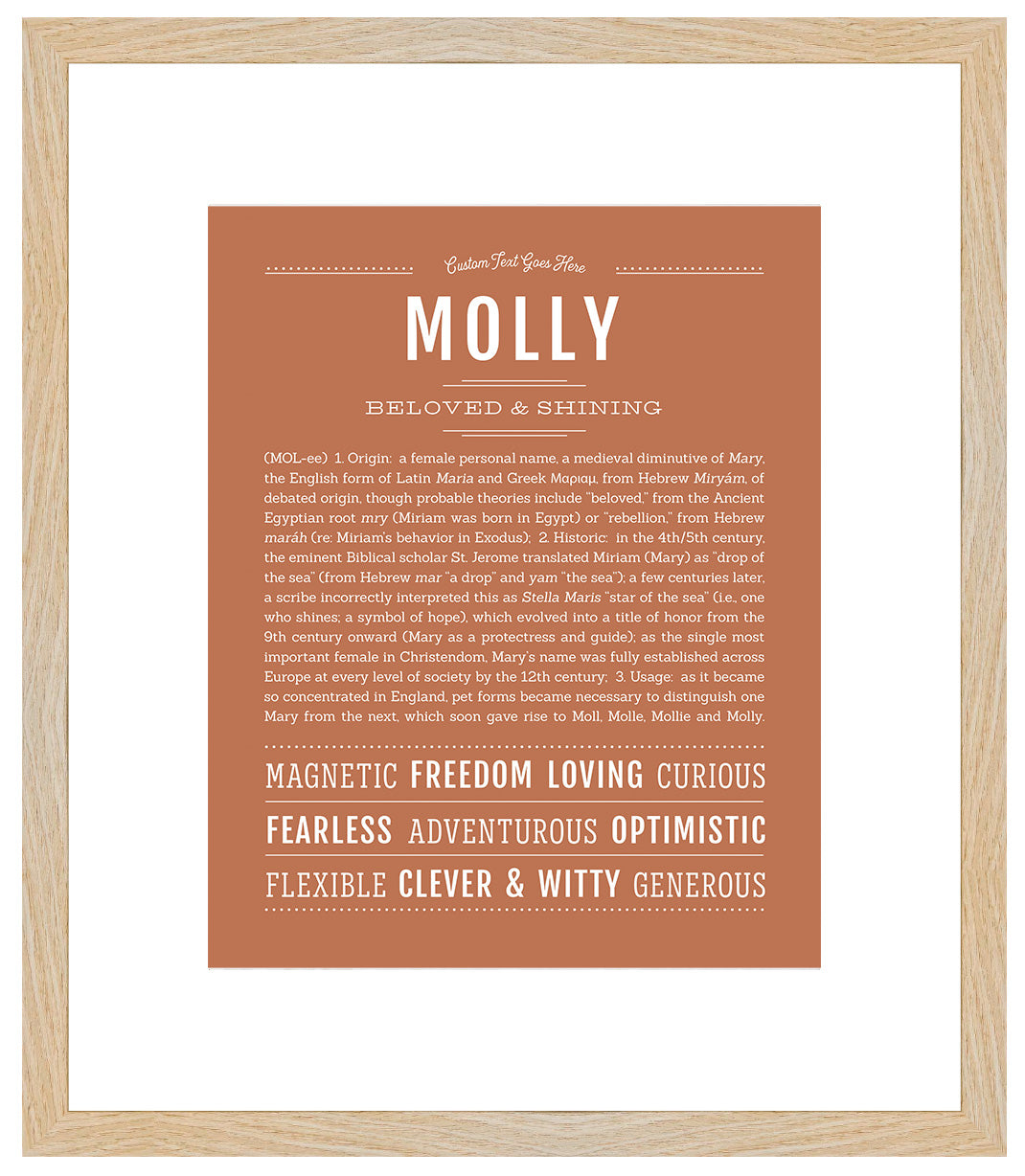 Molly | Name Art Print