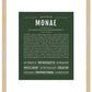 Monae | Name Art Print