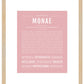 Monae | Name Art Print