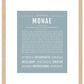 Monae | Name Art Print