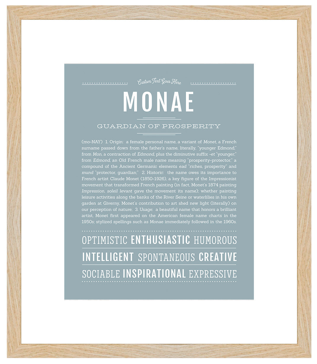 Monae | Name Art Print