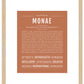 Monae | Name Art Print