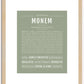 Monem | Name Art Print