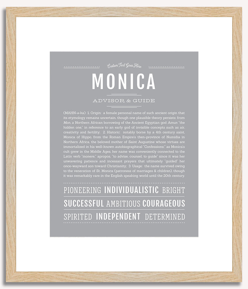 Monica | Name Art Print